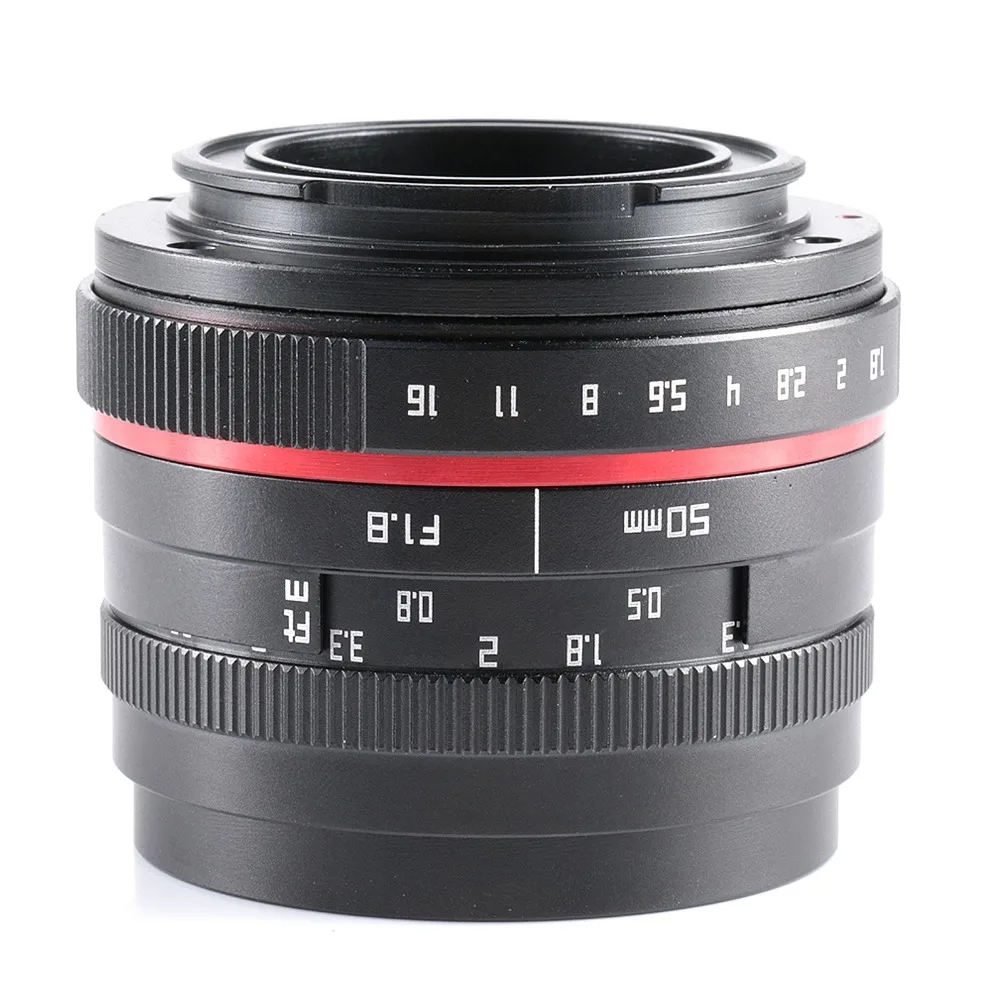 Новый 50 мм f/1 8 FX крепление APSC f1.8 объектив камеры для Fujifilm XT10 XT2 XT1 XA3 XA2