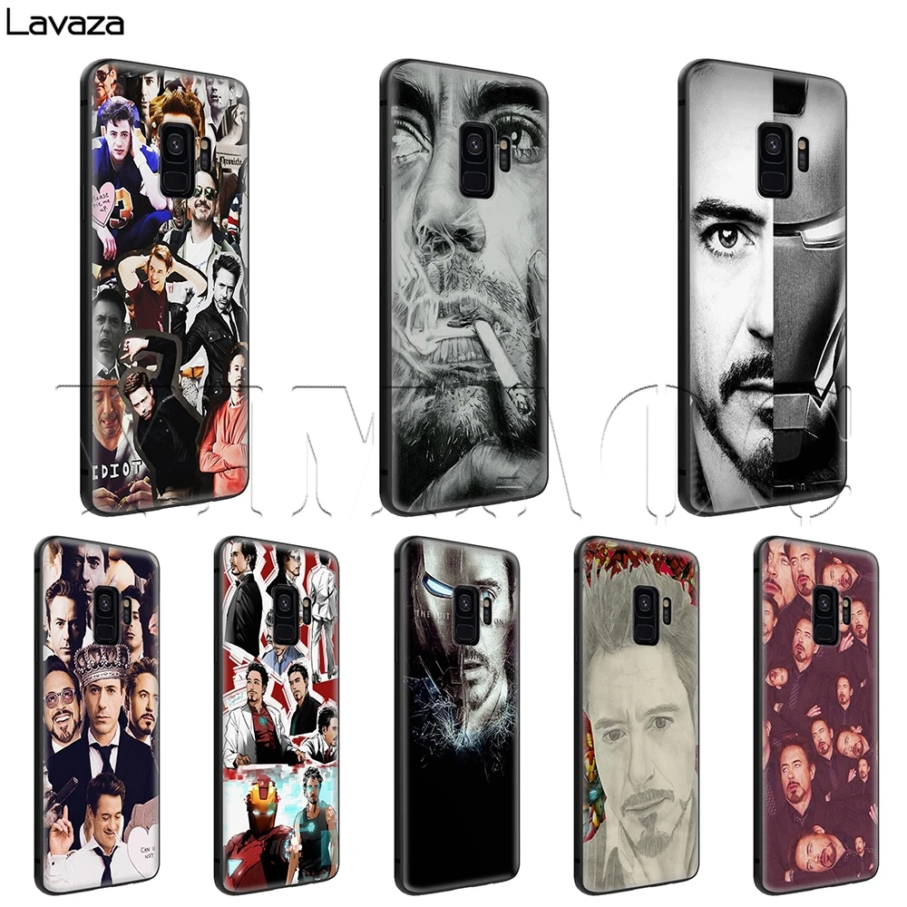 Lavaza Robert Downey Jr Case for Samsung Galaxy S6 S7 Edge J6 S8 S9 S10 Plus A3 A5 A6 A7 A8 A9 Note 8 9 |