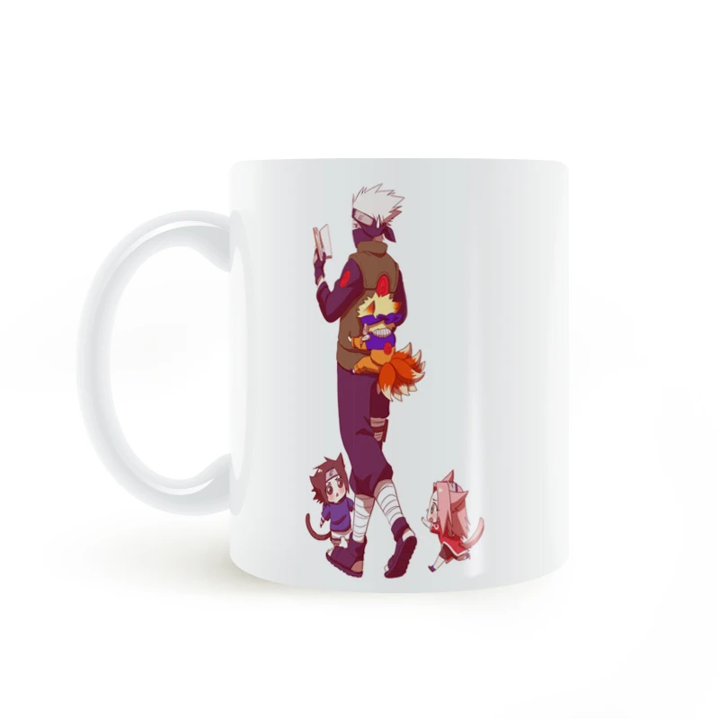 Q NARUTO команда Какаши Кружка Кофе Молоко керамическая чашка креативные DIY подарки
