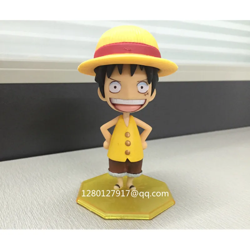 Аниме ONE PIECE Monkey D. Luffy Palgantong соломенная шляпа Q-версия ПВХ экшн-фигурка