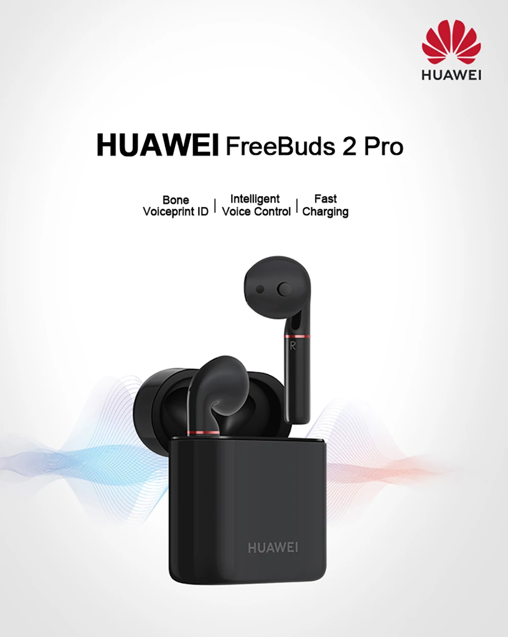 Оригинальные наушники huawei FreeBuds 2/2Pro с Bluetooth 5,0 Bone Voiceprint ID IP54 водонепроницаемые для смартфонов huawei