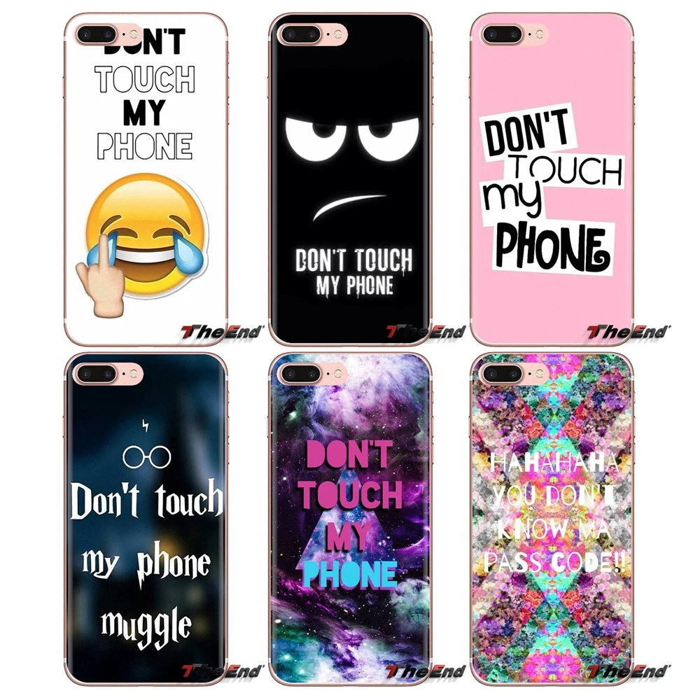 Do Not dont Touch My Phone For Huawei Nova 2 3 2i 3i Y6 Y7 Y9 Prime Pro GR3 GR5 2017 2018 2019 Y5II Y6II Soft Transparent Covers |