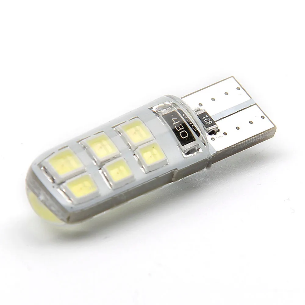 2 шт. Автомобильные светодиодные лампы T10 с цоколем 2835 SMD 12 В | Автомобили и