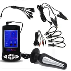 Кольцо на пенис с электрошоком, Анальная пробка, зажимы для сосков, секс с электрическим шоком, медицинские тематические игрушки, наборы секс-игрушек для мужчин и женщин