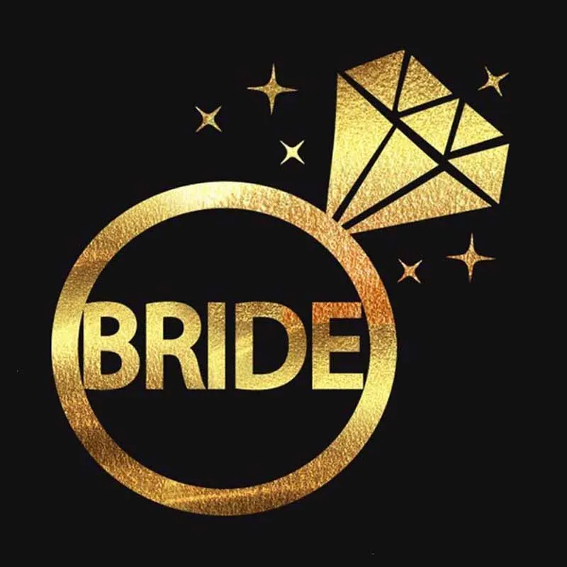 Команда надпись «Bride Tribe» Жених подружки невесты красного вина Стекло тату-наклейка для с надписью "Bride To Be" девичник вечерние свадебные украшения для душа подарок
