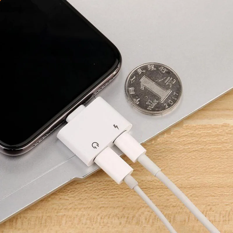 KERTLIYCDA двойной разъем аудио и зарядный адаптер для iPhone 7 8 Plus зарядное устройство