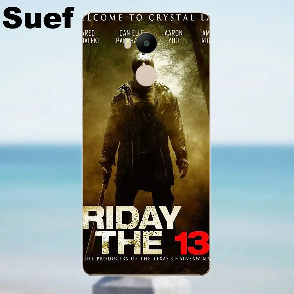 Suef для Xiaomi Redmi 4 3 3S Pro Mi3 Mi4 Mi4i Mi4C Mi5 Mi5S Mi Max Note 2 Мягкий чехол Jason Vorhees Friday The 13th |