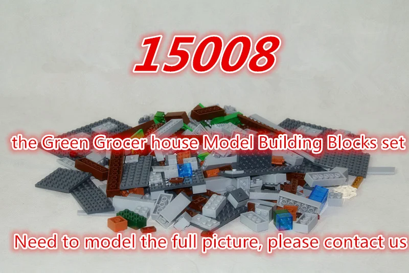 Новые идеи серии Green Grocer house Модель строительных блоков совместимая 10185 15008