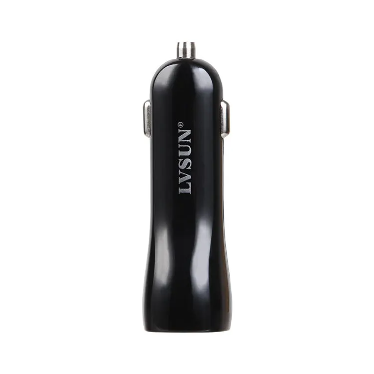 LVSUN (DC & USB) 5 v 2.4A 2 Potable Mini USB Автомобильное зарядное устройство DC адаптер 12 W для Ipad Ipod