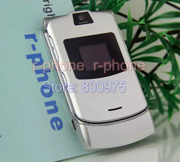 Refusbiehd оригинальная Motorola Razr V3 мобильный телефон разблокирован 2G GSM разблокирована
