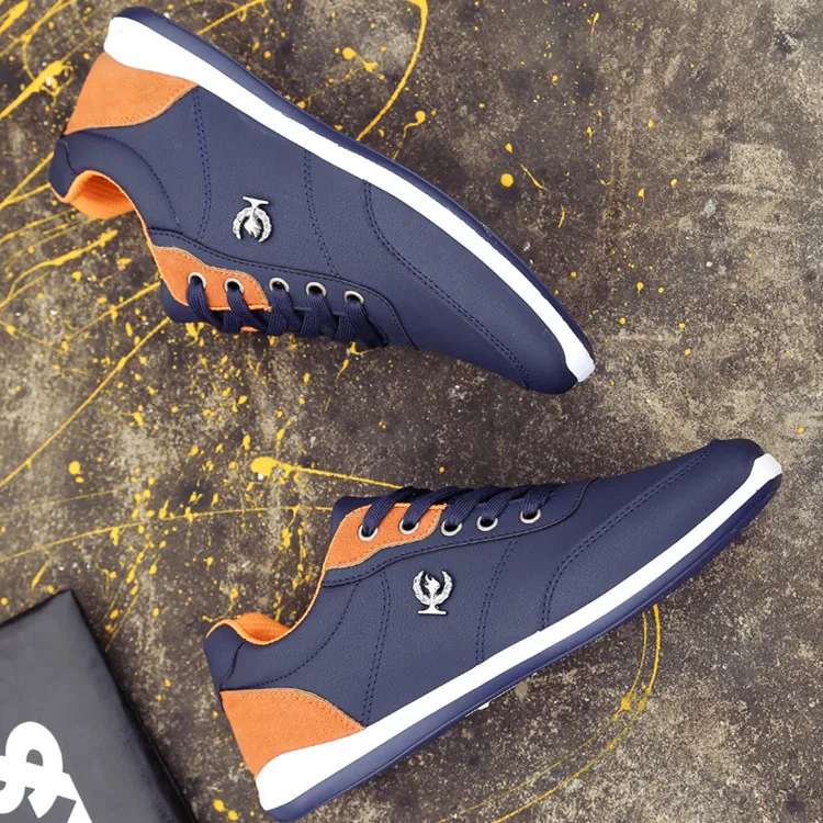 Обувь для бега на плоской подошве из искусственной кожи в стиле пэчворк