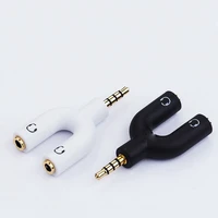 jack 3 5mm headphone splitter 1 divided into 2 couples sharing two pairs headset plug cable connector 3 5mm jack audio adapter