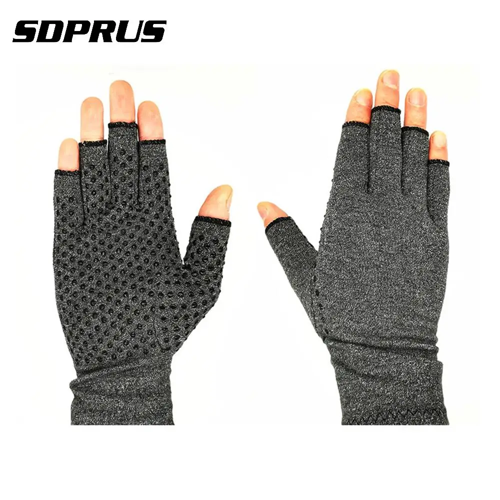 

Unisex Men Women Anti-static Arthritis Gloves gloves Non-slip Compression Joint Pain Relief Care Hand Mittens Half-finger Gloves