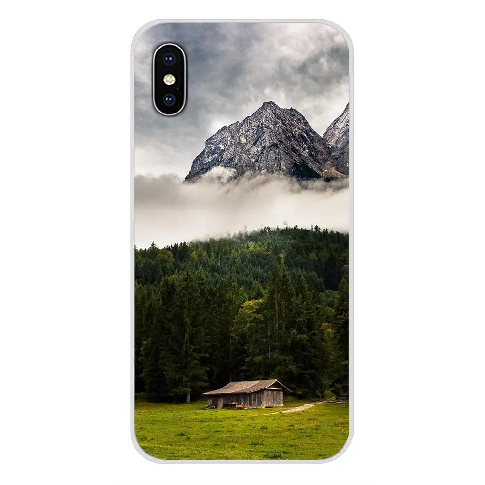 Для Motorola Moto X4 E4 E5 G5 G5S G6 Z Z2 Z3 G G2 G3 C Play Plus Mountain Forest Clouds классические аксессуары чехлы