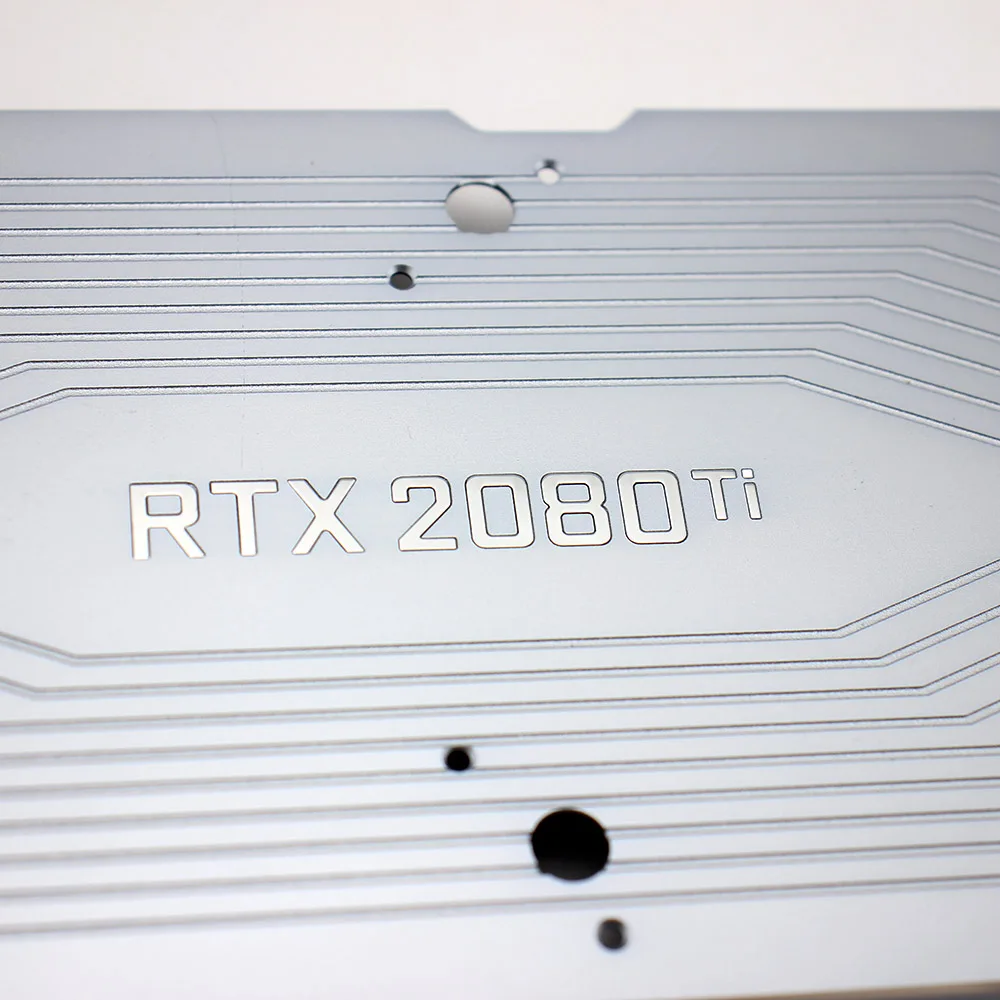 Для NVIDIA RTX 2080 Ti 2080 2070 графическая карта, материнская плата из алюминиевого металла с RTX2070 RTX2080 RTX 2080Ti