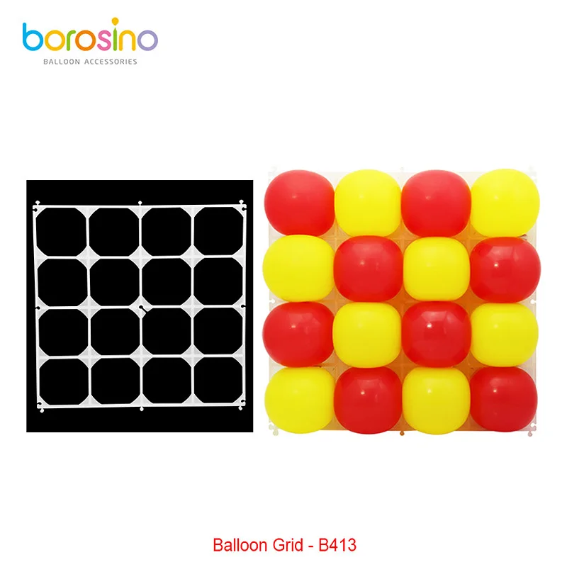

Borosino Wedding Decoration Wall Frame, 16 Holes Balloon Grid, B413, 20 Pcs Bag