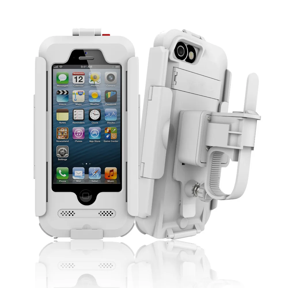 antishock waterproof bicycle phone holder phone stand support for iphonex 8 7 5s 6s motorcycle gps holder support telephone moto free global shipping