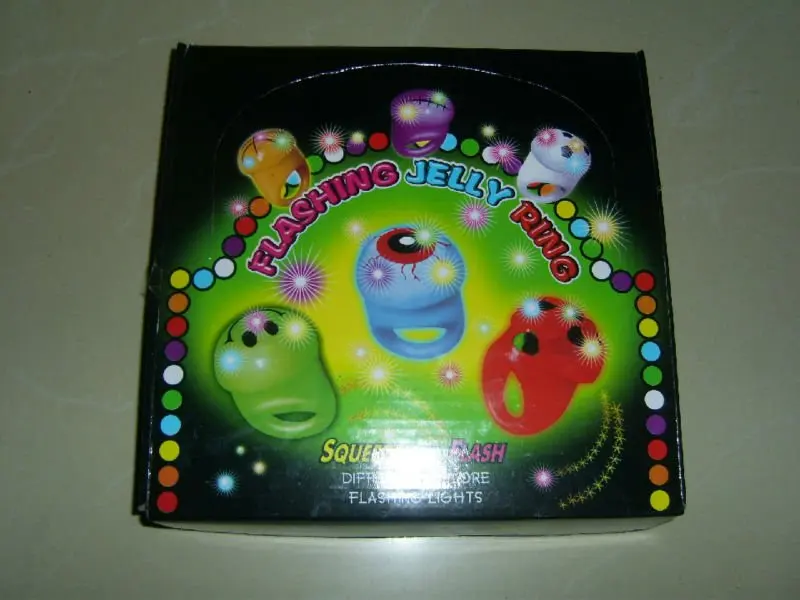 

Free Shipping 576pcs/lot led basketball ring LED Light Up Flashing Finger Rings Glow Kids Children Party Favors Glow Toys