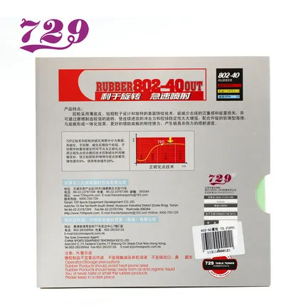 RITC 729 Дружба 802-40 802 40 загадка III короткий Настольный теннис резинка для пинг-понга