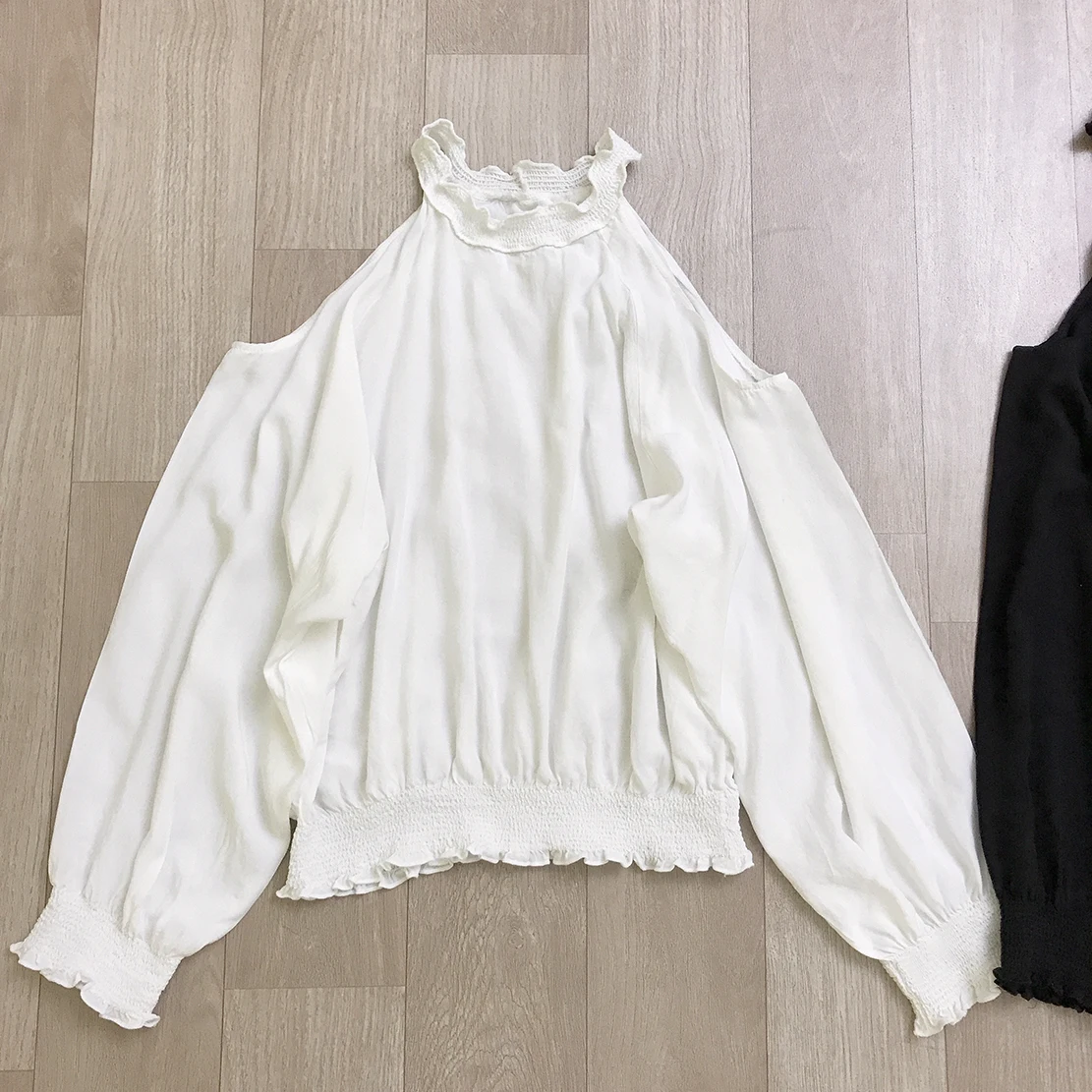 Корейские модные женские рубашки осенняя готическая Сексуальная туника женская