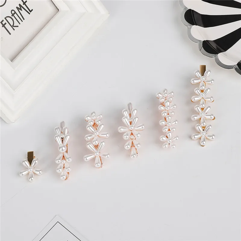 1 шт. модный темпераментный цветок имитирующий жемчуг утенок жемчужный зажим для