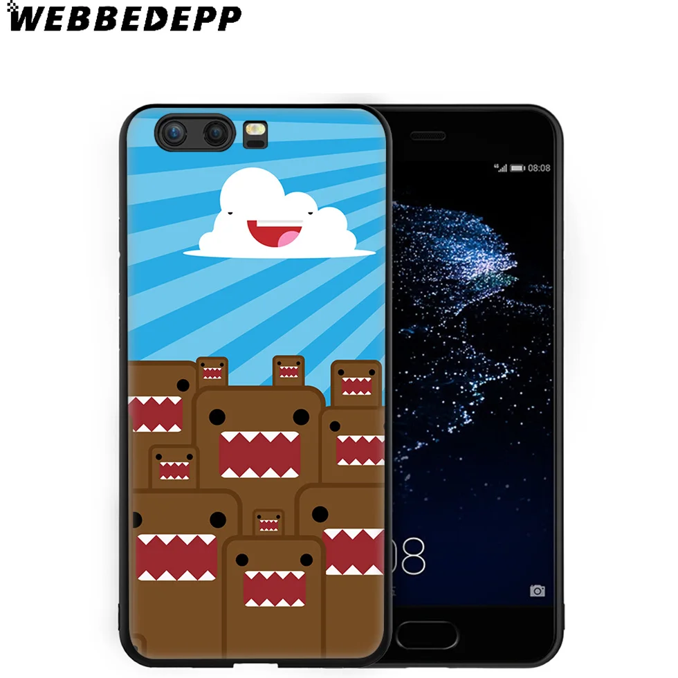 WEBBEDEPP простой Domo Kun аниме мягкий чехол для Huawei P8 P9 P10 P20 P30 Lite Pro P Smart Z Plus 2019 Y6 Prime 2018 2017
