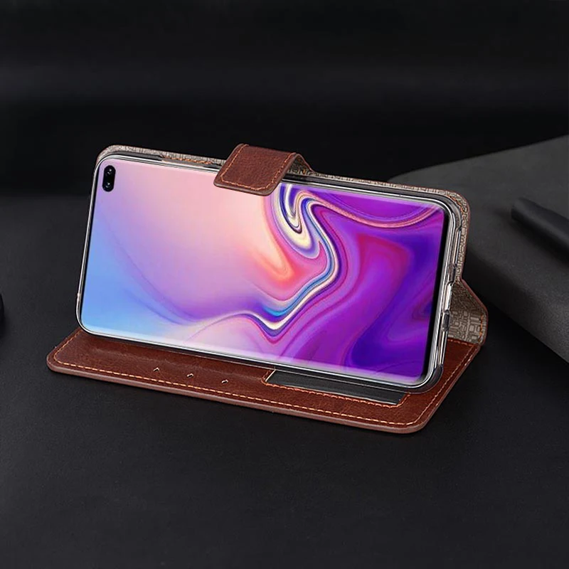 Флип Защитный чехол для samsung Galaxy S10 случае Роскошные фоторамка PU Бумажник кожаный чехол для samsung Galaxy S10 крышка