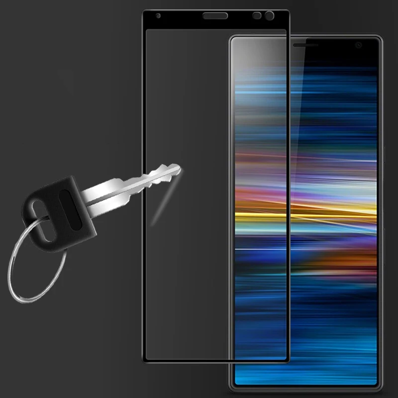 9H HD полное покрытие закаленное стекло для sony Xperia 10 Plus защита экрана защитное стекло на Xperia 10 10plus Xperia10 пленка