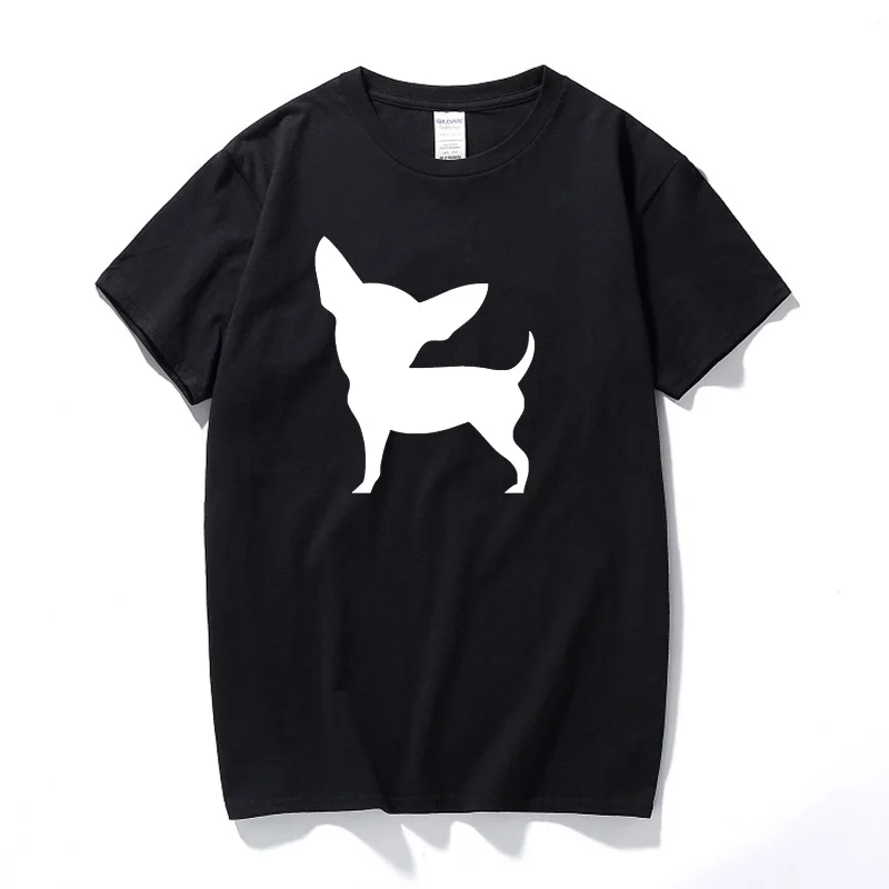 Chihuahua Dog Printed T-Shirt For Men Women Casual 100% Cotton Hipster Funny T Shirt Tshirt Summer Tops Tee Tumblr Drop Ship | Мужская