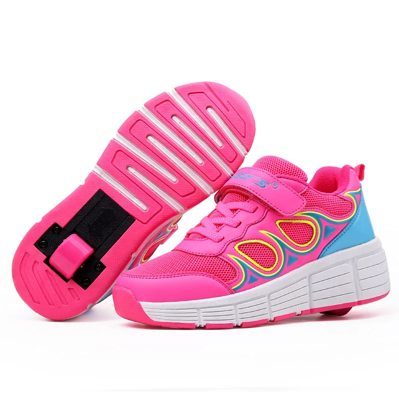 11 as picture Heelys/детская обувь; Светящиеся кроссовки; детская обувь на роликовых коньках с колесами для мальчиков и девочек; zapatillas hombre; 6 цветов - Цвет: 11 as picture