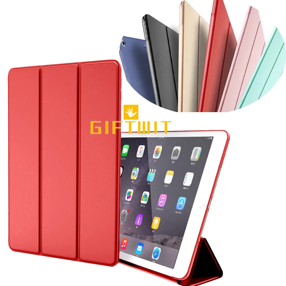Трехслойный Чехол для iPad 9 7 2017/2018 искусственная кожа передняя крышка ультра