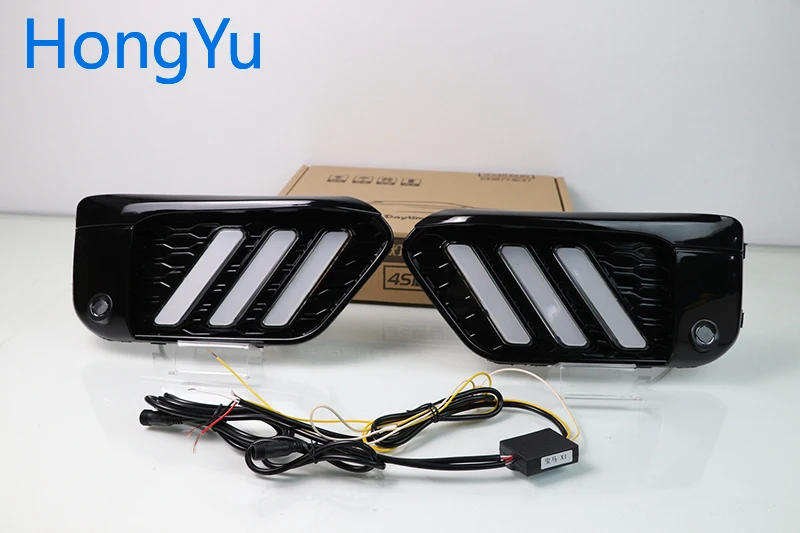 Мигающий светодиодный DRL Дневной светильник s Для BMW X1 F48 F49 2015 2016 2017 2018 2019 с желтым