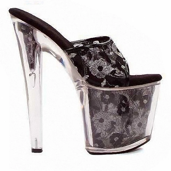 Ультра высокий с красивой шелковой поверхностью в виде бутонов|Тапочки| |