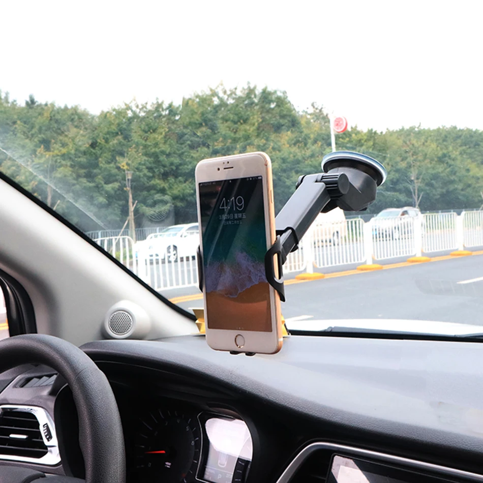 Car Phone Holder For iPhone 6 7 8 X XS XR XS MAX iPhone 6s/7s/8 Plus Car Holder Munt Universal Smartphone Mobile Cell Stand Hold images - 6