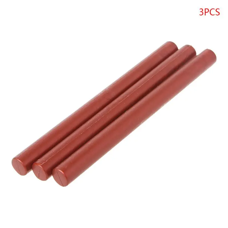 Red Gold 3 шт. винтажные уплотнительные восковые палочки для плавления штамп Конверт Приглашение ремесло DIY Инструменты - Цвет: Red Gold