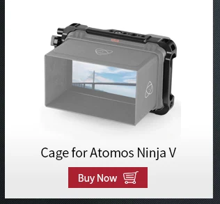 SmallRig монитор Защита от солнца для Atomos Ninja V " 4 K HDMI запись монитор клетка экран солнцезащитный капот-2269
