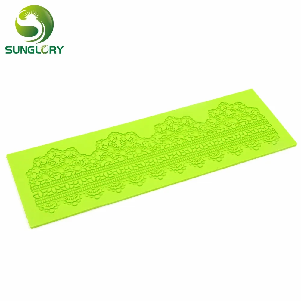 Декоративная силиконовая кружевная форма для кухонных цветов силиконовый