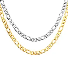 Цепь LUXUKISSKIDS из нержавеющей стали 316L для мужчин и женщин ожерелье