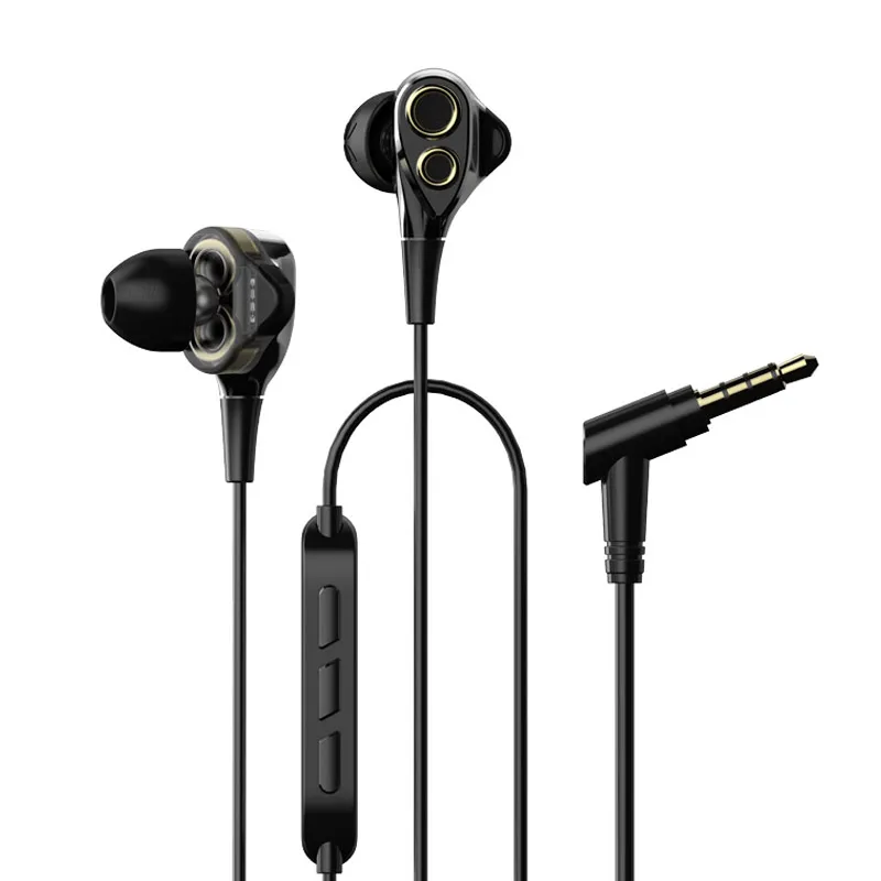 Оригинальный uiisii BA-T8 Гибридный HIFI стерео бас-вкладыши Наушники гарнитуры