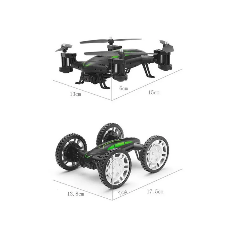 Дрон гоночный 4CH 3D wifi камера Land and Air Двойная модель в режиме реального времени