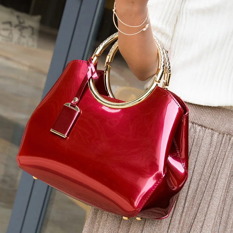 Муравьи сильный из лакированной кожи пригородных сумки Сумка/pu элегантная