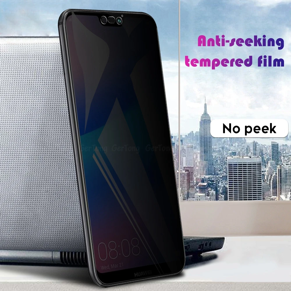 Антибликовое защитное стекло закаленное для Huawei Honor 8X 10 View Mate20 P30 Lite P20 Pro Nova3e