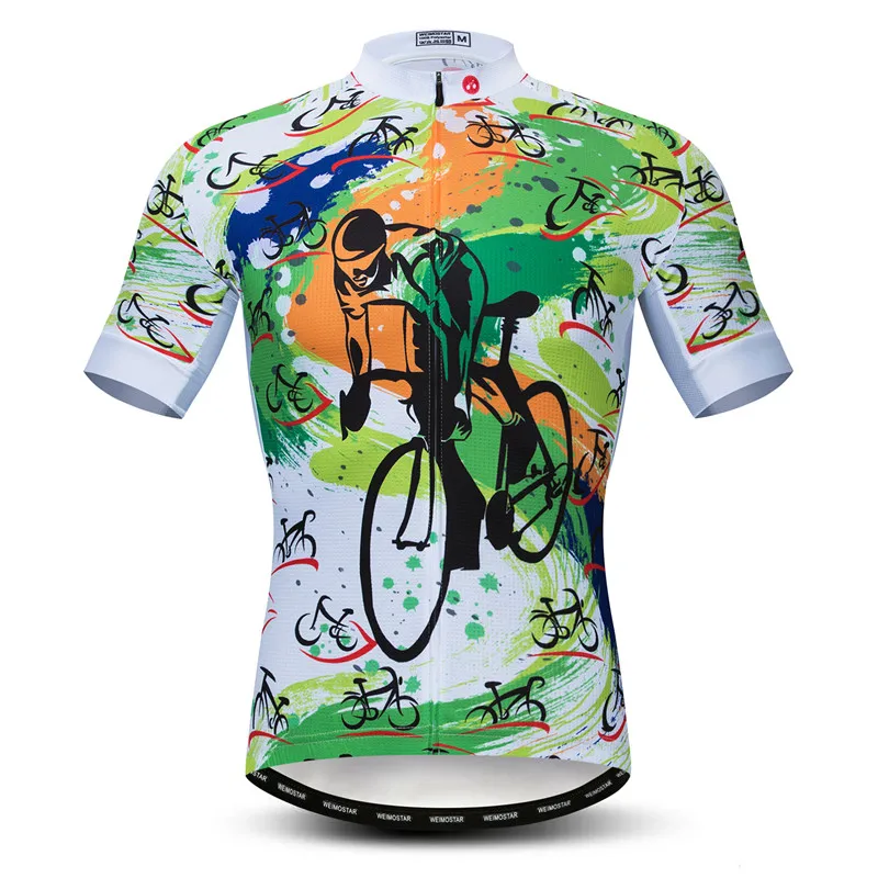 4 Велосипедная майка, Мужская велосипедная майка, летняя, Pro MTB, рубашки с коротким рукавом, для команды, Майо, Ciclismo, топ, для гонок, велосипедная майка, летняя - Цвет: 4
