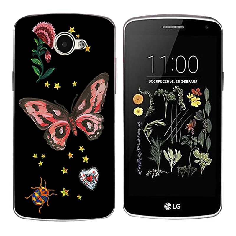 Чехол для LG K5 Мягкий силиконовый чехол LTE X220 X220DS K 5 с принтом персонажа k5 0