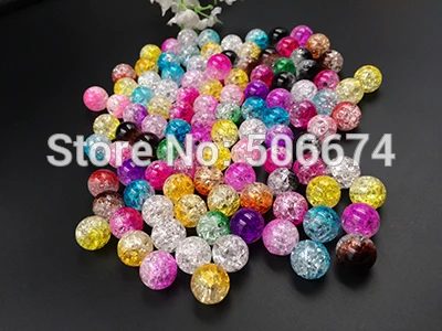 50 шт. разноцветные акриловые бусины 10 мм|make necklaces|bracelet diyloose beads |