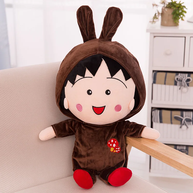 Высококачественная Милая плюшевая игрушка Chibi Маруко тян подарки на день
