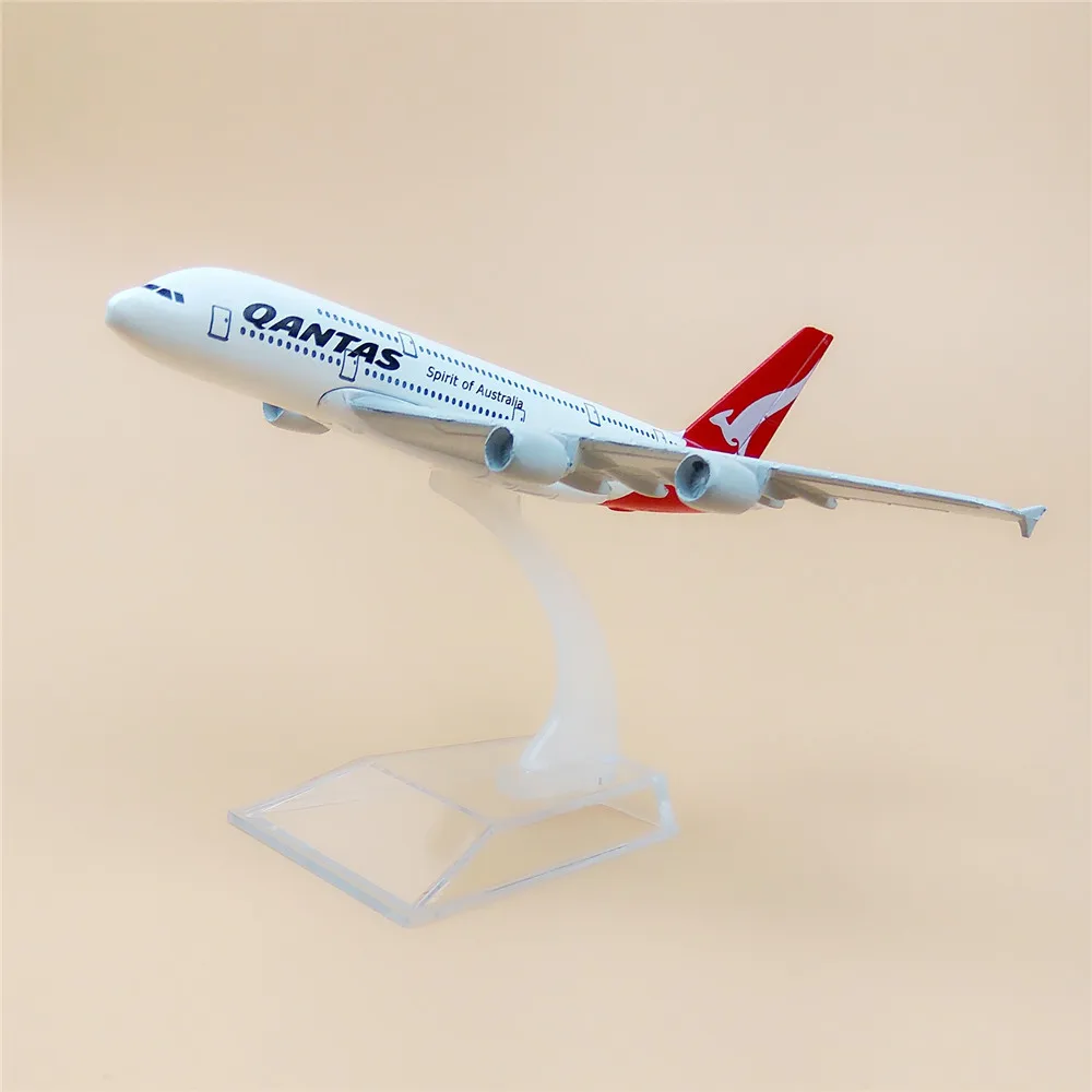 16 см металлический сплав самолет модель Air Австралийский qantas A380 Airways самолета Airbus 380 Airlines модель самолета W Стенд ремесла подарок