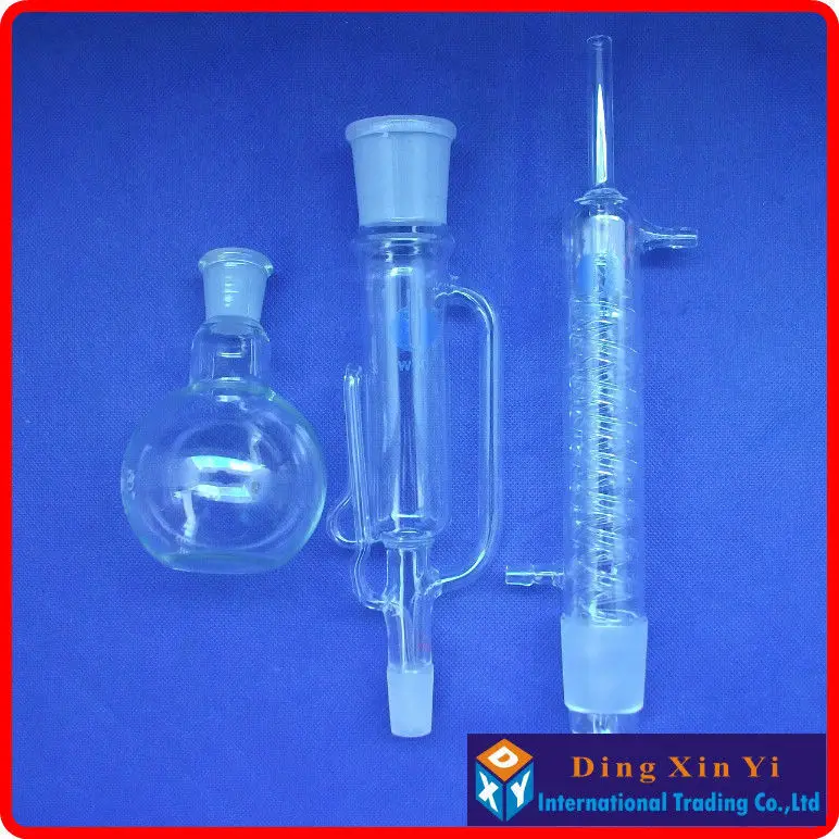 Soxhlet extractor экстракционный аппарат soxhlet с спиральным конденсатором конденсатор и