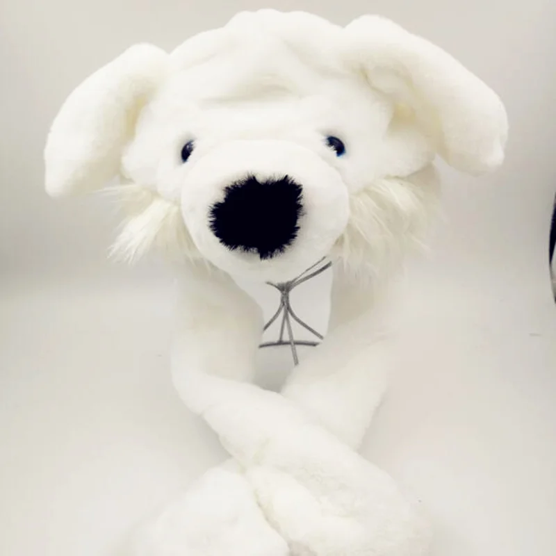 Новинка 2021 плюшевая движущаяся шапка с ушами хаски Мультяшные животные панда