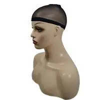 Black Hair Net 1 шт. широкополосная шапочка для волос, очень большая мягкая шапочка для сна, водонепроницаемая шапочка для душа для женщин, уход за волосами, защита волос от Frizzing - Цвет: Black Hair Net